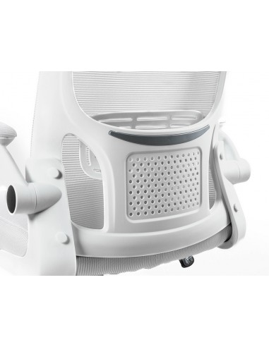 Silla q-connect oficina alba malla base metalica alt max 1110 anc 610 prof 580 ruedas premium color blanco