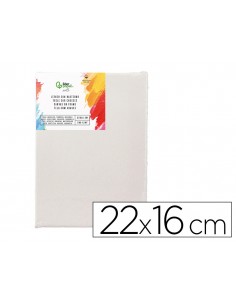 Bastidor liderpapel 1f lienzo grapado trasero algodon 100% 22x16 cm gramaje 280g/m2