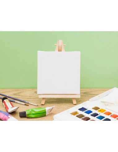 Bastidor liderpapel lienzo grapado trasero algodon 100% 20x20 cm gramaje 280g/m2