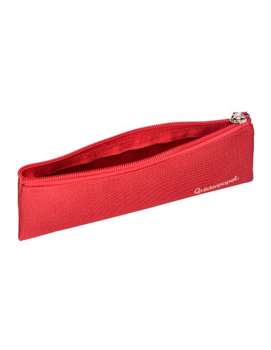 Estuche portatodo liderpapel plano estrecho una cremallera 200x60 mm expositor de 18 unidades colores surtidos