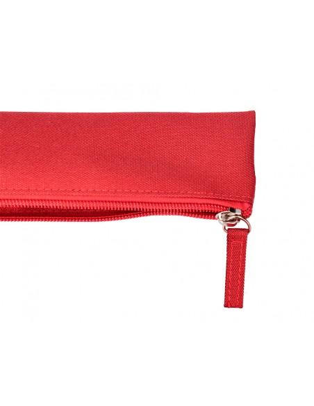 Estuche portatodo liderpapel plano estrecho una cremallera 200x60 mm rojo Estuche portatodo liderpapel plano estrecho una cremallera 200x60 mm rojo