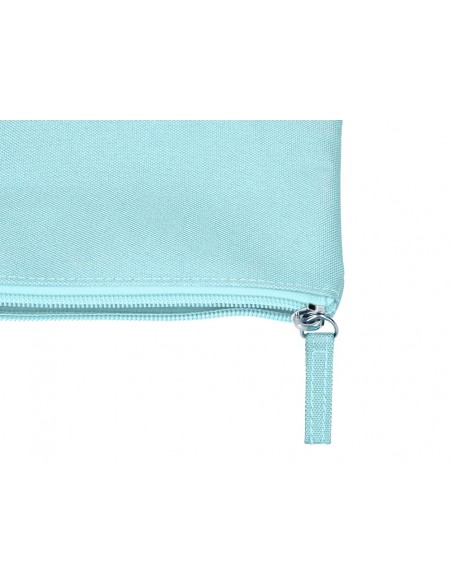 Estuche portatodo liderpapel plano ancho una cremallera 200x100 mm azul celeste