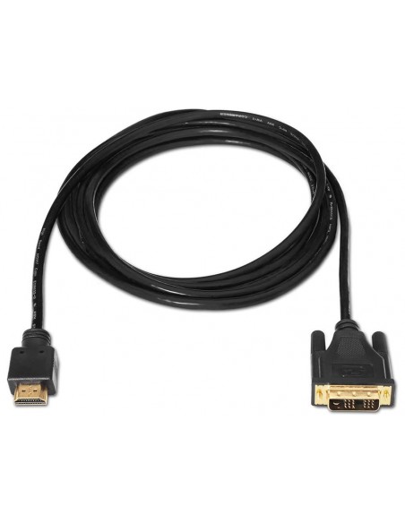Cable aisens dvi a hdmi dvi18+1/m-hdmi a/m full hd color negro longitud 1,8 m Cable aisens dvi a hdmi dvi18+1/m-hdmi a/m full hd color negro longitud 1,8 m