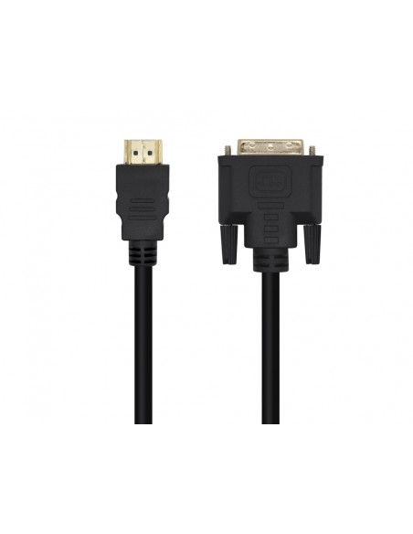 Cable aisens dvi a hdmi dvi18+1/m-hdmi a/m full hd color negro longitud 1,8 m Cable aisens dvi a hdmi dvi18+1/m-hdmi a/m full hd color negro longitud 1,8 m
