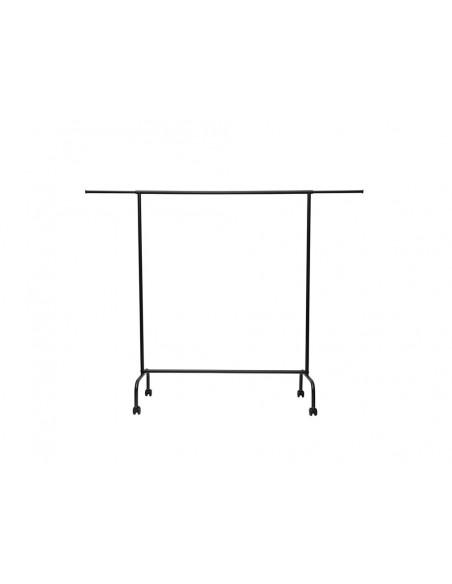 Perchero maullimbo caballete extensible con ruedas color negro 1270x505x1570 mm