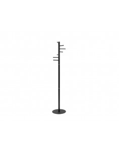 Perchero maulcaurus 7 colgadores color negro 350x350x1770 mm