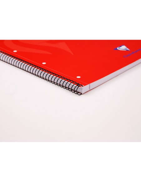 Cuaderno espiral clairefontaine tapa blanda din a4+ micro 80h 4 tal 90 gr cuadro 5 mm colores surtidos
