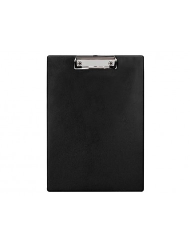 Portanotas q-connect plastico 50% reciclado din a4 negro grosor 2,1 mm
