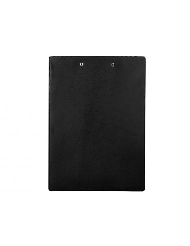Portanotas q-connect plastico 50% reciclado din a4 negro grosor 2,1 mm
