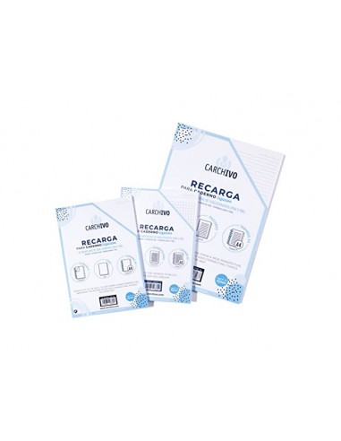 Recambio cuaderno carchivo ingeniox a4 50 hojas cuadricula