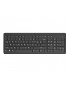 Teclado hp 225 inalambrico qwerty color negro