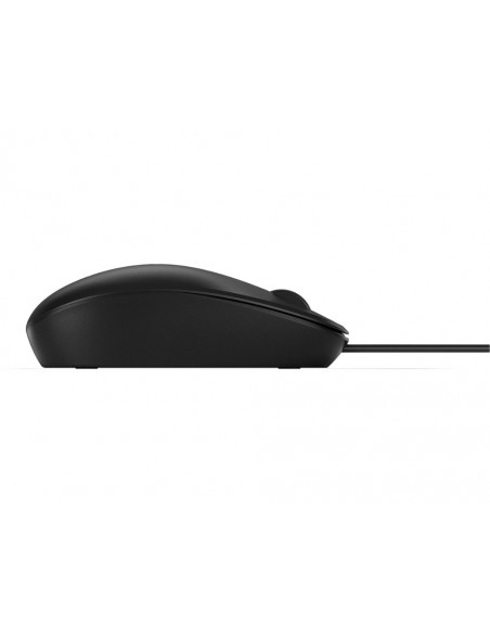 Raton hp 128 laser 3 botones 1200 dpi usb-a longitud cable 180 cm color negro