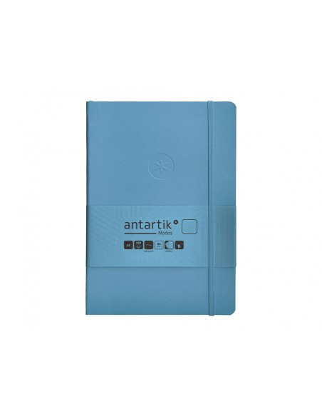 Cuaderno con gomilla antartik notes tapa blanda a5 hojas lisas azul claro 80 hojas 80 gr fsc Cuaderno con gomilla antartik notes tapa blanda a5 hojas lisas azul claro 80 hojas 80 gr fsc