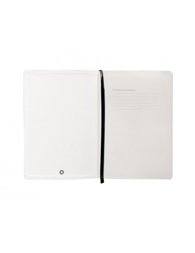 Cuaderno con gomilla antartik notes tapa blanda a5 hojas cuadricula negro 80 hojas 80 gr fsc