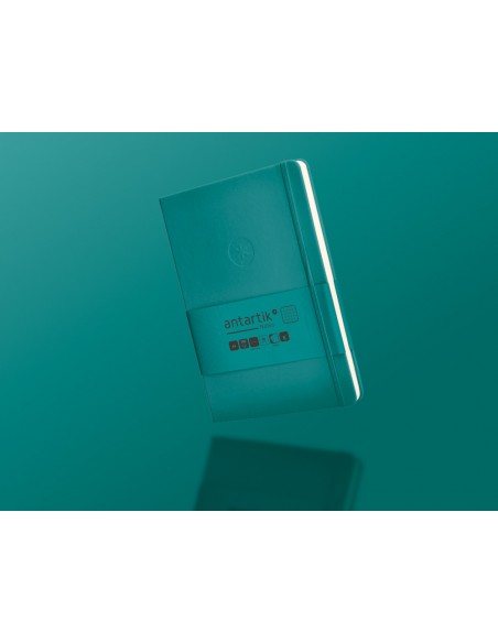 Cuaderno con gomilla antartik notes tapa dura a5 hojas cuadricula verde aguamarina 100 hojas 80 gr Cuaderno con gomilla antartik notes tapa dura a5 hojas cuadricula verde aguamarina 100 hojas 80 gr