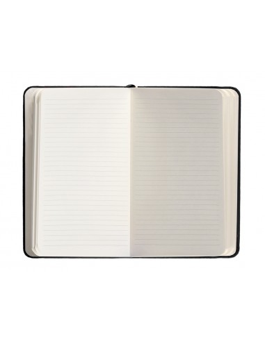 Cuaderno con gomilla antartik notes tapa dura a6 hojas rayas negro 100 hojas 80 gr fsc