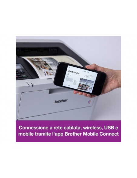 Impresora brother hll3240cdw laser monocromo din a4 26 ppm usb 2.0 bandeja entrada 250 hojas wifi