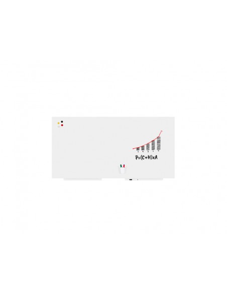 Pizarra blanca rocada skinwhiteboard pro lacada magnetica 100x100 cm 2 modulos
