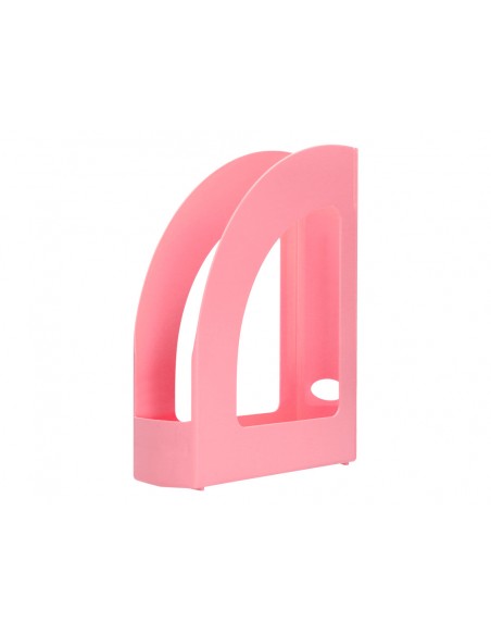 Revistero plastico q-connect color rosa pastel 320x250x80 mm