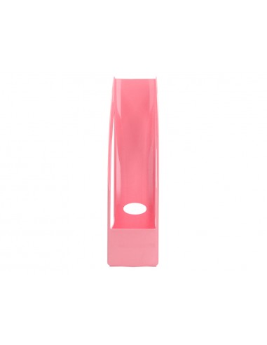 Revistero plastico q-connect color rosa pastel 320x250x80 mm