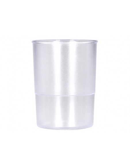 Cubilete portalapices q-connect transparente plastico diametro 75 mm alto 100 mm