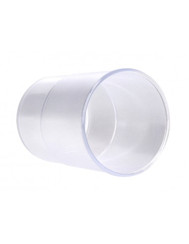 Cubilete portalapices q-connect transparente plastico diametro 75 mm alto 100 mm