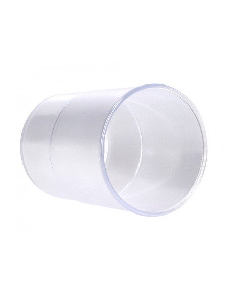 Cubilete portalapices q-connect transparente plastico diametro 75 mm alto 100 mm