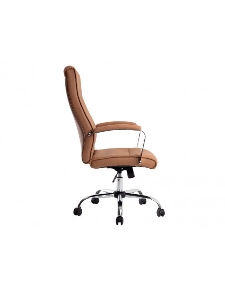 Silla q-connect direccion mode na simil piel base metalica alt max 1220 anc 510 prof 490 mm ruedas premium color crema Silla q-connect direccion mode na simil piel base metalica alt max 1220 anc 510 prof 490 mm ruedas premium color crema