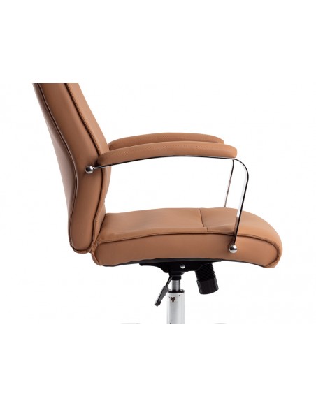 Silla q-connect direccion mode na simil piel base metalica alt max 1220 anc 510 prof 490 mm ruedas premium color crema Silla q-connect direccion mode na simil piel base metalica alt max 1220 anc 510 prof 490 mm ruedas premium color crema