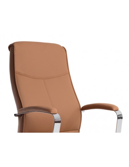 Silla q-connect direccion mode na simil piel base metalica alt max 1220 anc 510 prof 490 mm ruedas premium color crema Silla q-connect direccion mode na simil piel base metalica alt max 1220 anc 510 prof 490 mm ruedas premium color crema