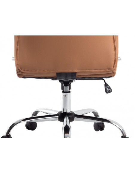 Silla q-connect direccion mode na simil piel base metalica alt max 1220 anc 510 prof 490 mm ruedas premium color crema Silla q-connect direccion mode na simil piel base metalica alt max 1220 anc 510 prof 490 mm ruedas premium color crema