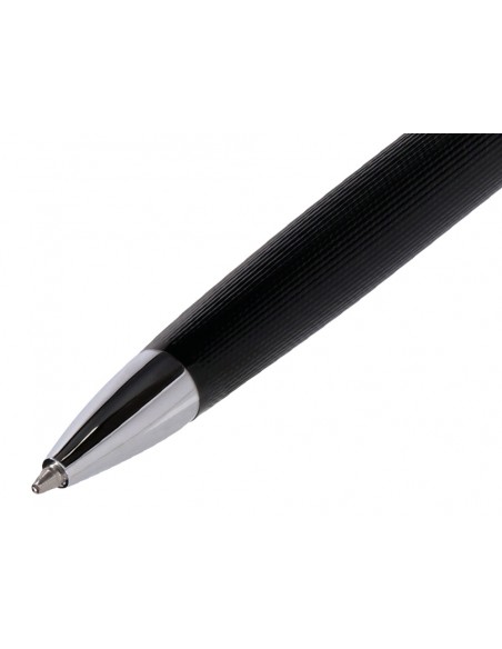 Boligrafo y estuche belius turbo aluminio textura punteada negro y plateado tinta azul caja de diseño Boligrafo y estuche belius turbo aluminio textura punteada negro y plateado tinta azul caja de diseño