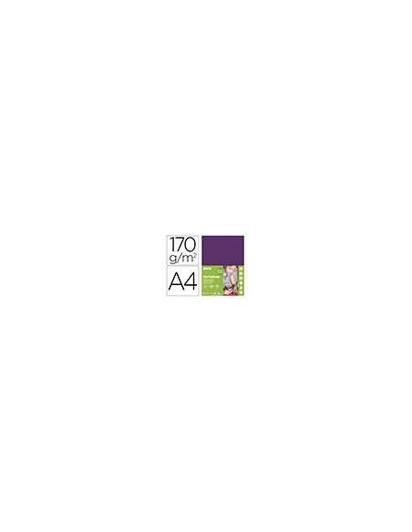 Cartulina apli din a4 170g/m2 morado paquete de 50 hojas Cartulina apli din a4 170g/m2 morado paquete de 50 hojas