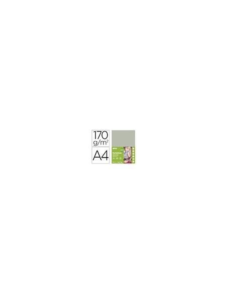 Cartulina apli din a4 170g/m2 gris paquete de 50 hojas