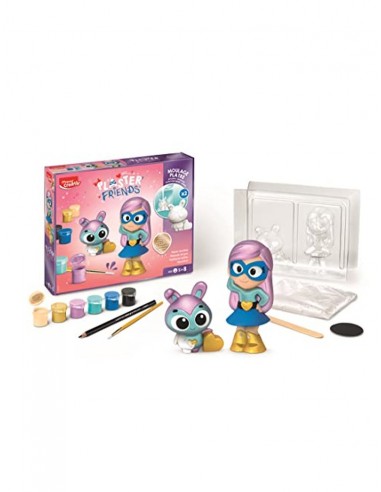 Juego maped creativo plaster friends moldeado de yeso