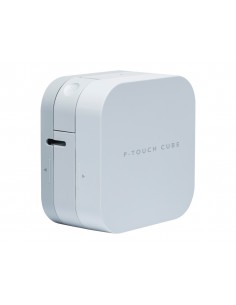 Rotuladora brother ptp300bt cube termica bluetooth velocidad 20 mm/s ancho maximo cinta 12 mm