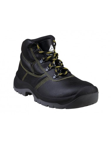 Botas deltaplus de seguridad piel crupon pigmentada suela pu bi-densidad color negro talla 42