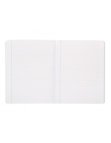 Libreta antartik a5+ plus cosida 48 hojas 90gr rayado horizontal con margen 6 colores surtidos