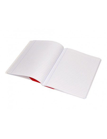 Libreta antartik a5+ plus cosida 48 hojas 90gr rayado horizontal con margen 6 colores surtidos