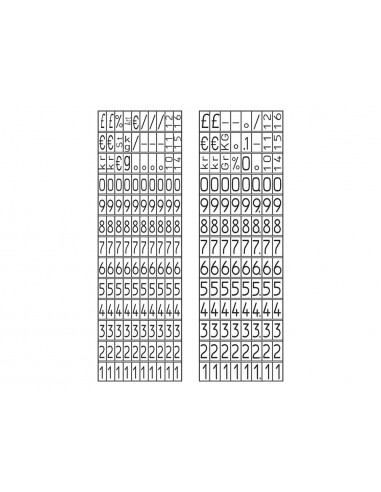 Etiquetadora avery 2 lineas 18 digitos para etiqueta 26x16 mm