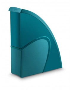 Revistero cep riviera plastico color verde esmeralda