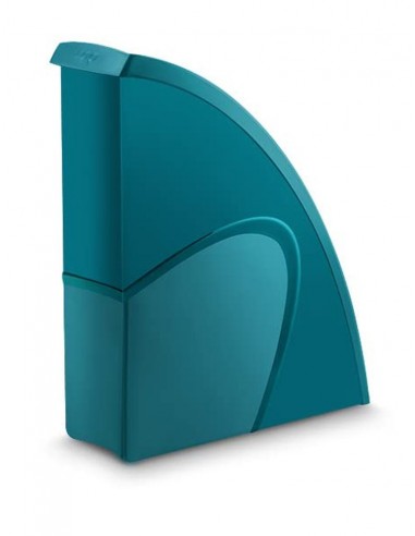 Revistero cep riviera plastico color verde esmeralda