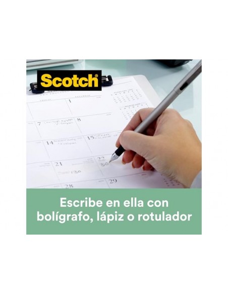 Cinta adhesiva scotch magic invisible 20 m x 19 mm ecologica en miniportarrollo Cinta adhesiva scotch magic invisible 20 m x 19 mm ecologica en miniportarrollo