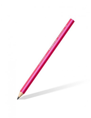 Lapices de grafito staedtler 119 triangular jumbo mina 4 mm 2b color happy bote de 48 unidades colores surtidos