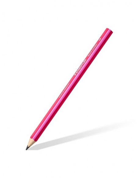 Lapices de grafito staedtler 119 triangular jumbo mina 4 mm 2b color happy bote de 48 unidades colores surtidos