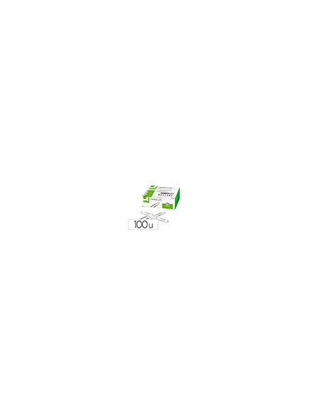 Clips zinc q-connect n 4 labiados 50 mm caja de 100 unidades