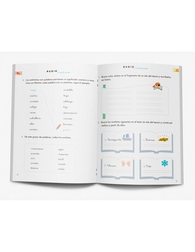 Cuaderno rubio competencia lectora 4 mundo pirata