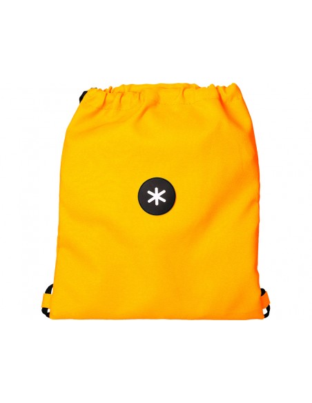 Mochila saco plano antartik bolsillo interior con cremallera color mostaza 350x400 mm