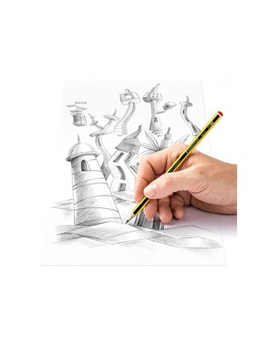 Lapices de grafito staedtler noris n.2 hb blister de 3 unidades