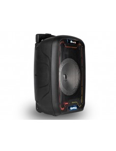 Altavoz ngs bluetooth wild samba portatil 30w con microfono con cable bateria y luces led micro usb usb aux